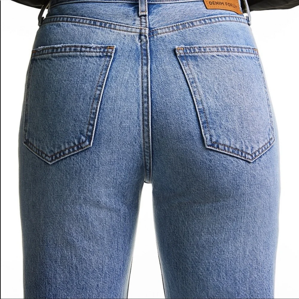 Aritzia Denim Forum The Nina Stovepipe in Tequila Lightly Distressed Long Jeans - Picture 11 of 14